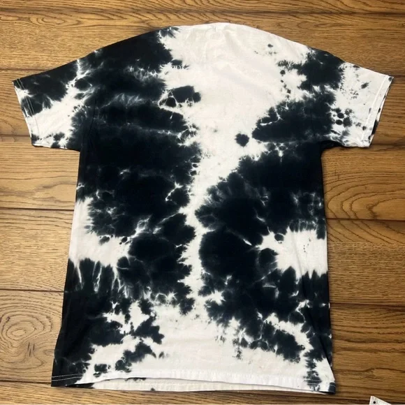 Poison Band Tye Die Skull Snake Short Sleeve Graphic Tee T-Shirt Men’s Medium - Picture 9 of 9